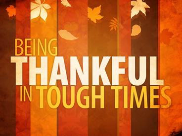 thankful in touch times